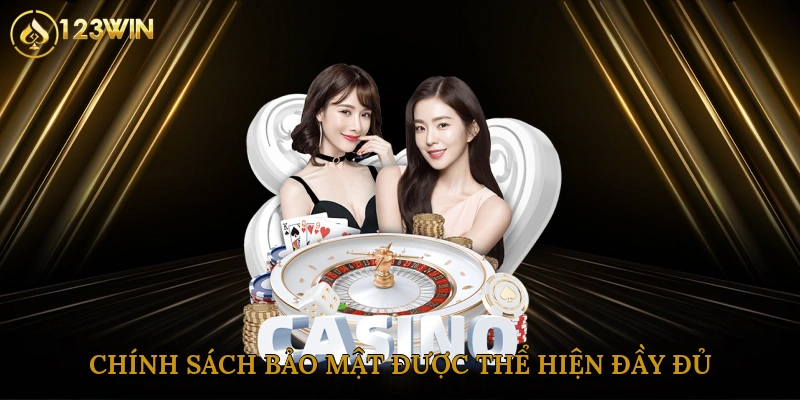 Chính sách bảo mật được thể hiện đầy đủ